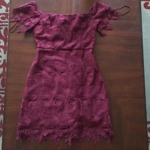 Urban Outfitters Red Lace Dress NWT